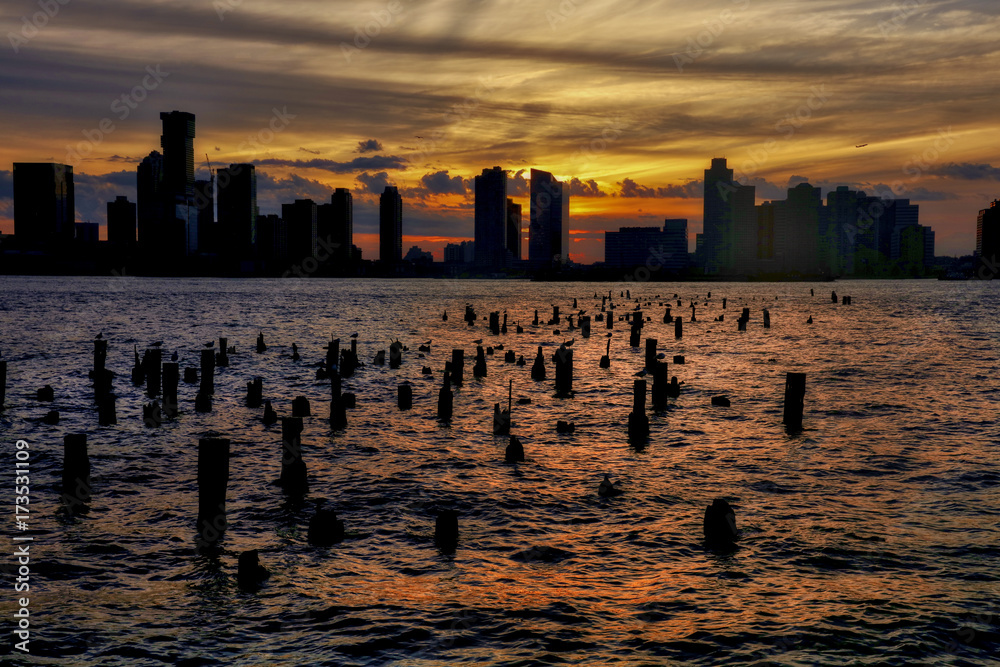 Fototapeta premium Hudson River Sunset 4