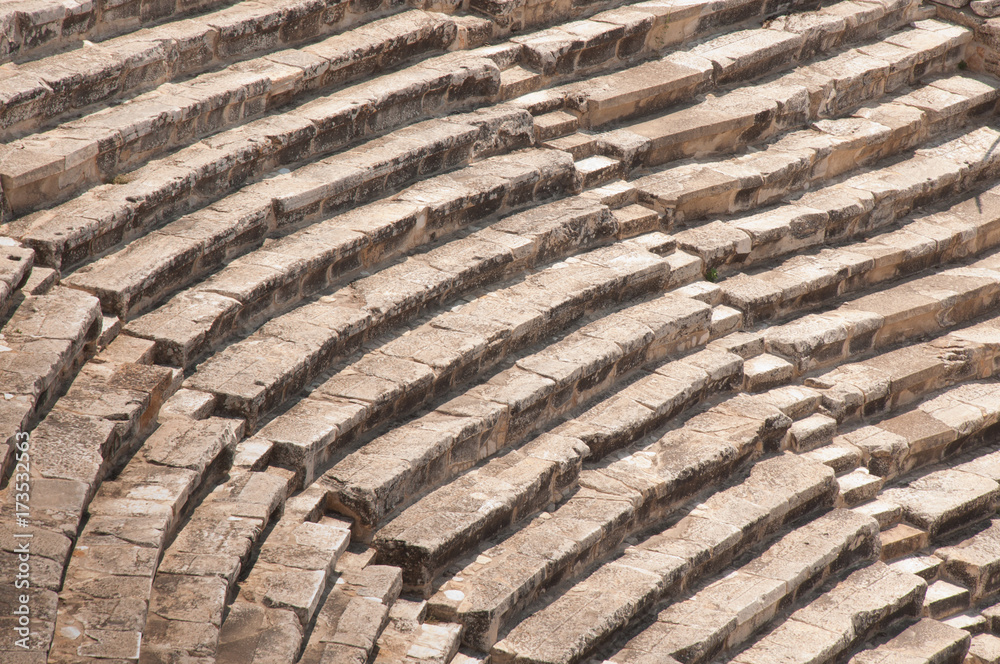 Seats and stairs in antique roman amphitheater Seats and stairs in antique roman amphitheater