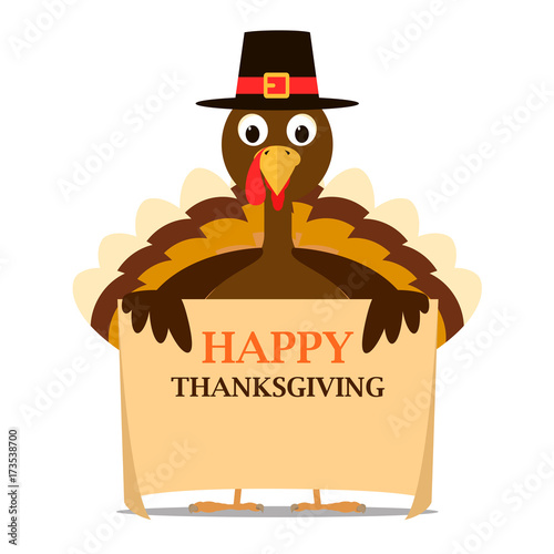 Happy Thanksgiving Celebration Design. Vector Illustration