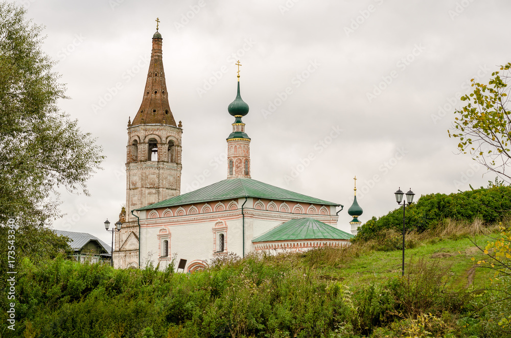 The Orthodox Church and bell tower in Suzdal
