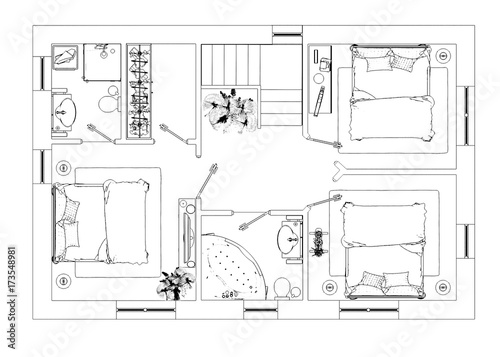 floor plan sketch