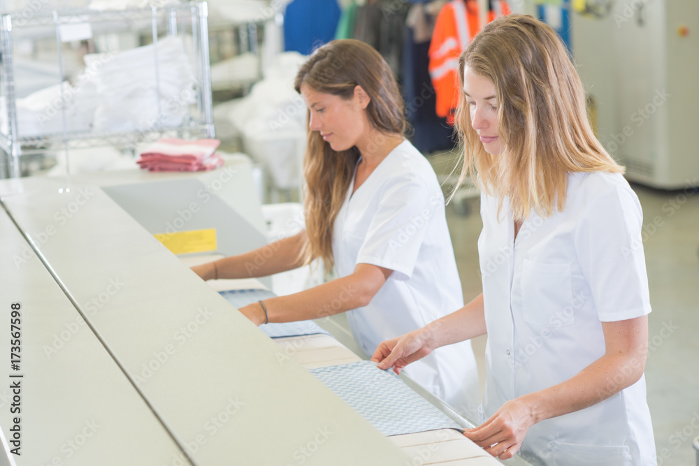 Obraz premium folding the clothes