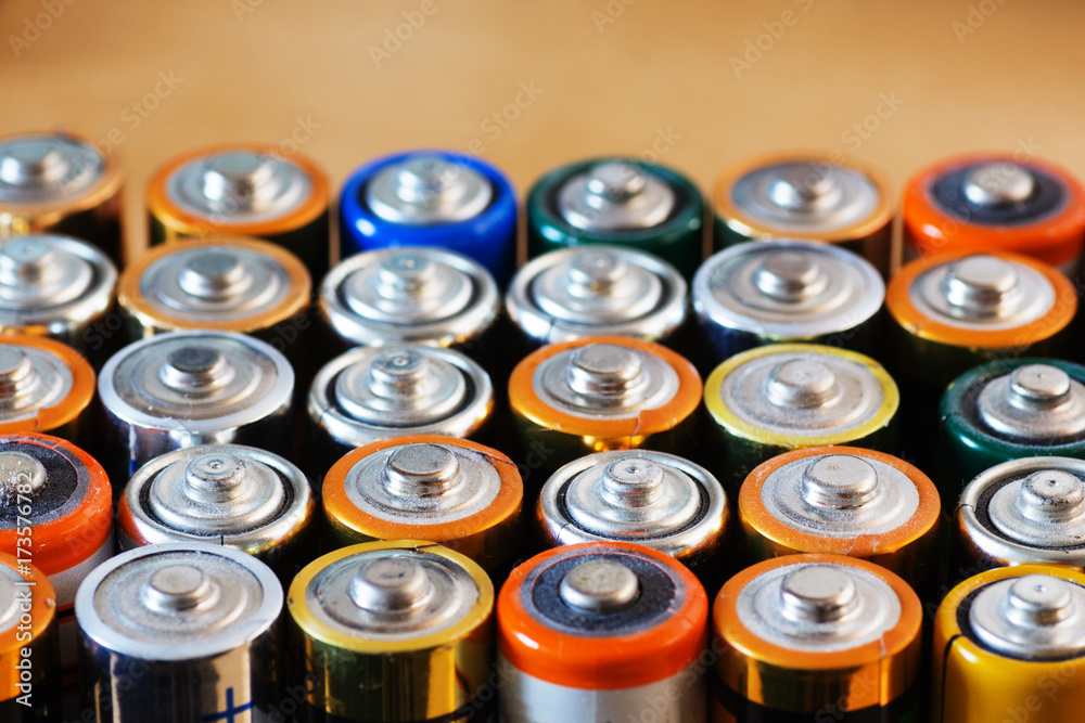 Many various batteries.