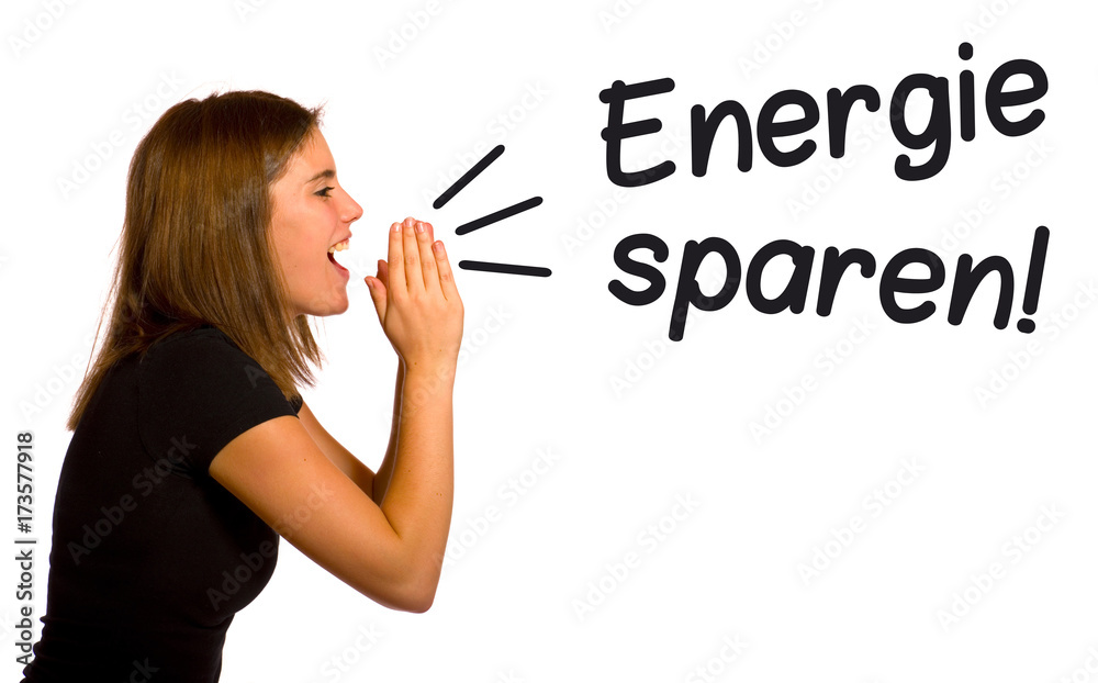 Fototapeta premium Energie sparen