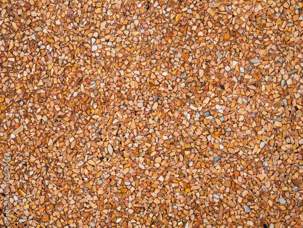 Background of decoration brown terrazzo floor