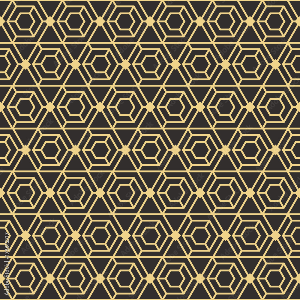 Abstract art deco seamless pattern