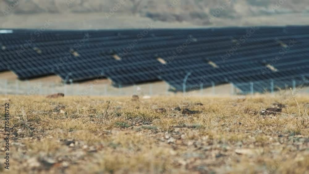 solar panels in the desert, among the mountains solar panels in the desert, among the mountains