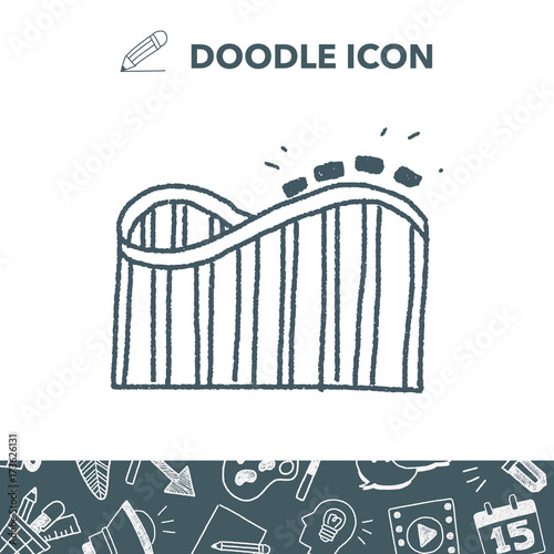 Roller coaster doodle