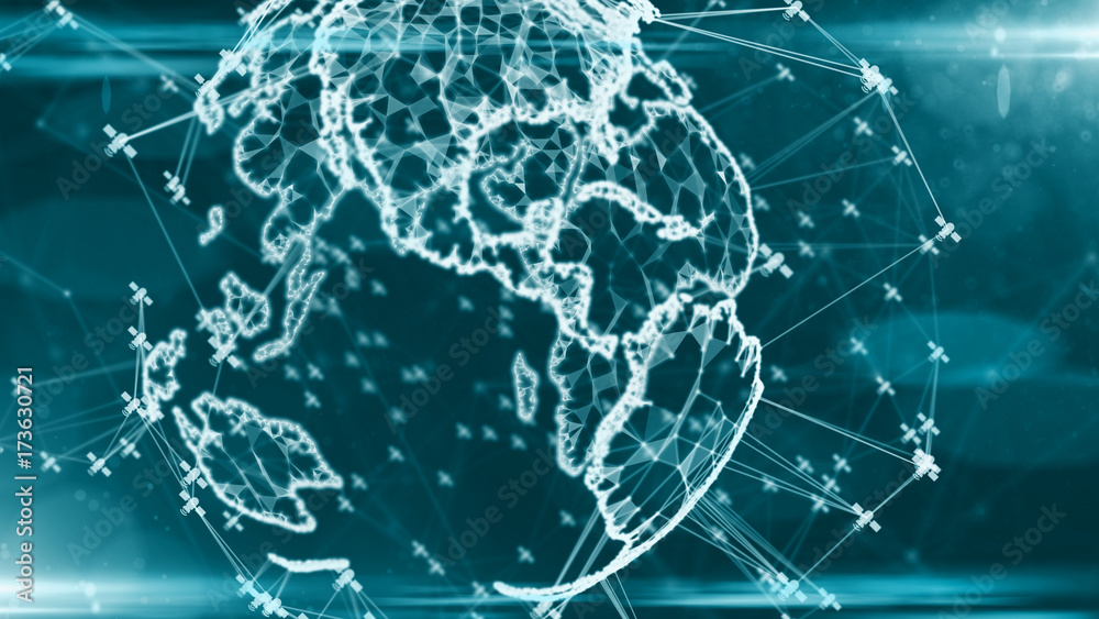Satellite communication global data relay telecommunications data network 