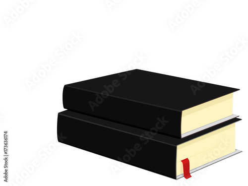 Isolated Pile of book on transparent background. The good element  for creating your content
