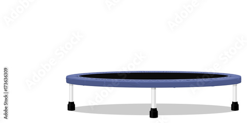 Isolate trampoline on transparent background
