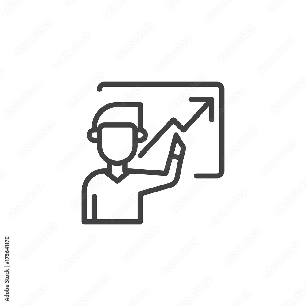 Profits line icon, outline vector sign, linear style pictogram isolated on white. Symbol, logo illustration. Editable stroke Profits line icon, outline vector sign, linear style pictogram isolated on white. Symbol, logo illustration. Editable stroke