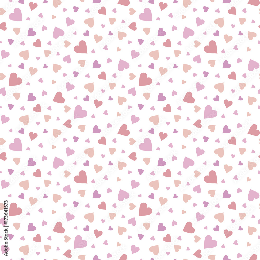 seamless pattern,wrapping paper of hearts pattern.