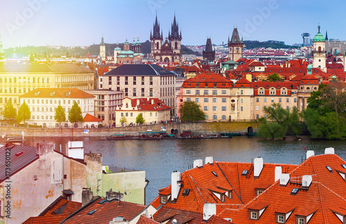 Prague is the capital of the Czech Republic, the European state. Historical sights.