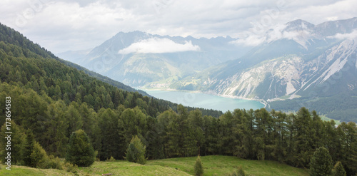 View of beautiful landscape in the Alps © michaklootwijk