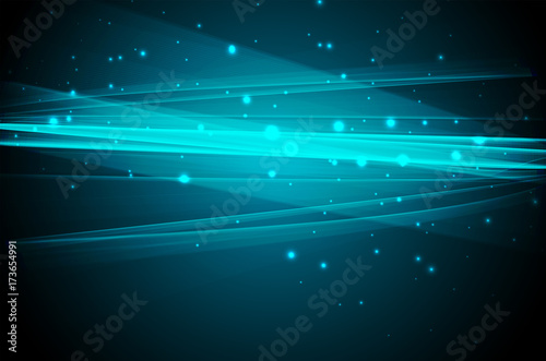 Bright wavy background with lights