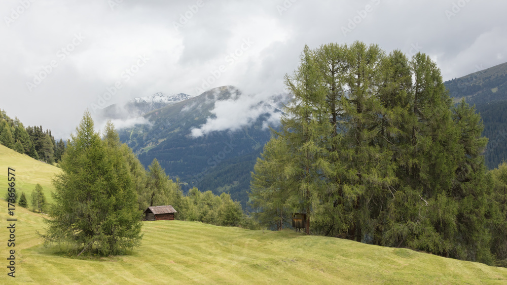 View of beautiful landscape in the Alps View of beautiful landscape in the Alps