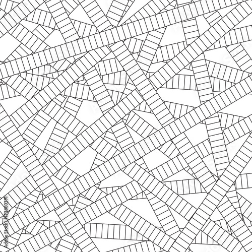Abstract line background and texture, Railroad tracks pattern, Vector