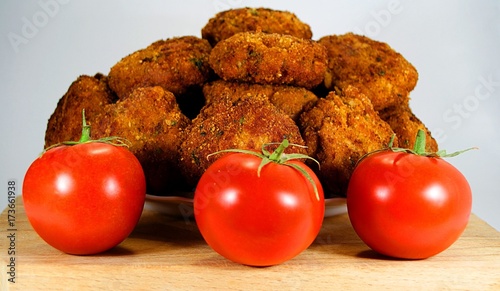 Meatloaf with tomatoes