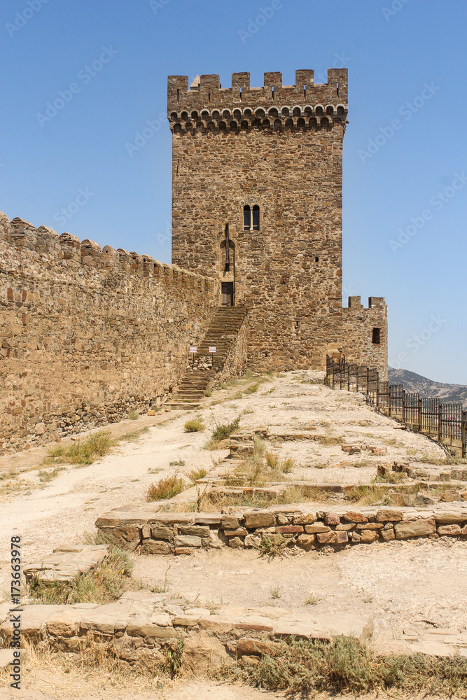 Consular castle of the Genoese fortress.