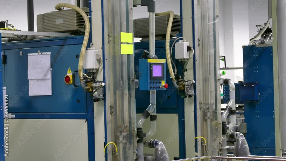 Modern machine in the production of nylon socks Modern machine in the production of nylon socks