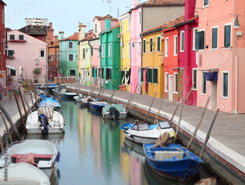 canal and the colorful houses of the BURANO island near Venice i © ChiccoDodiFC