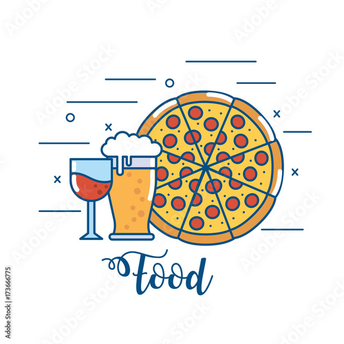 tasty fastfood nutrition and unheallthy food