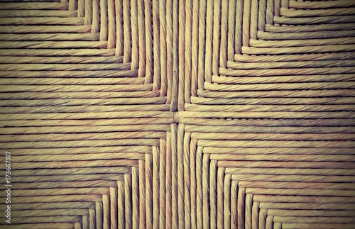 straw twig pattern with rectangular shape