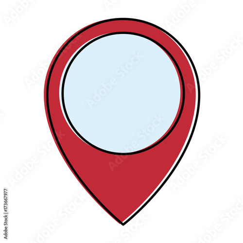 pointer location isolated icon