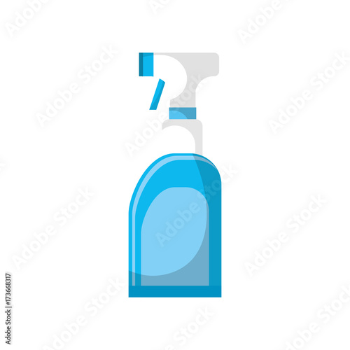 spray soap to clean clothes