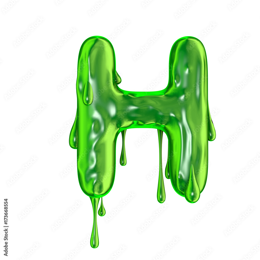 Green Dripping Slime Halloween Capital Letter B Stock Photo, Picture and  Royalty Free Image. Image 92758133.