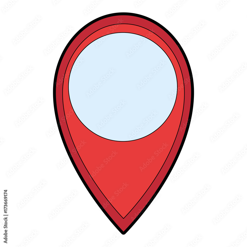 pointer location isolated icon pointer location isolated icon