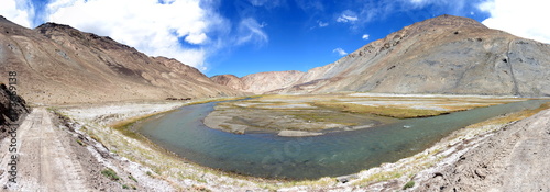 Beautiful remote Tajik National Park, Bartang Valley, Pamir Mountain Range, Tajikistan