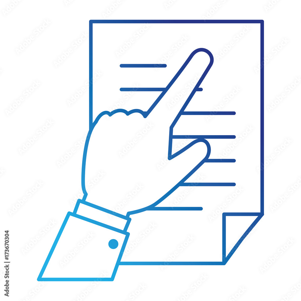 hand human with document paper isolated icon hand human with document paper isolated icon