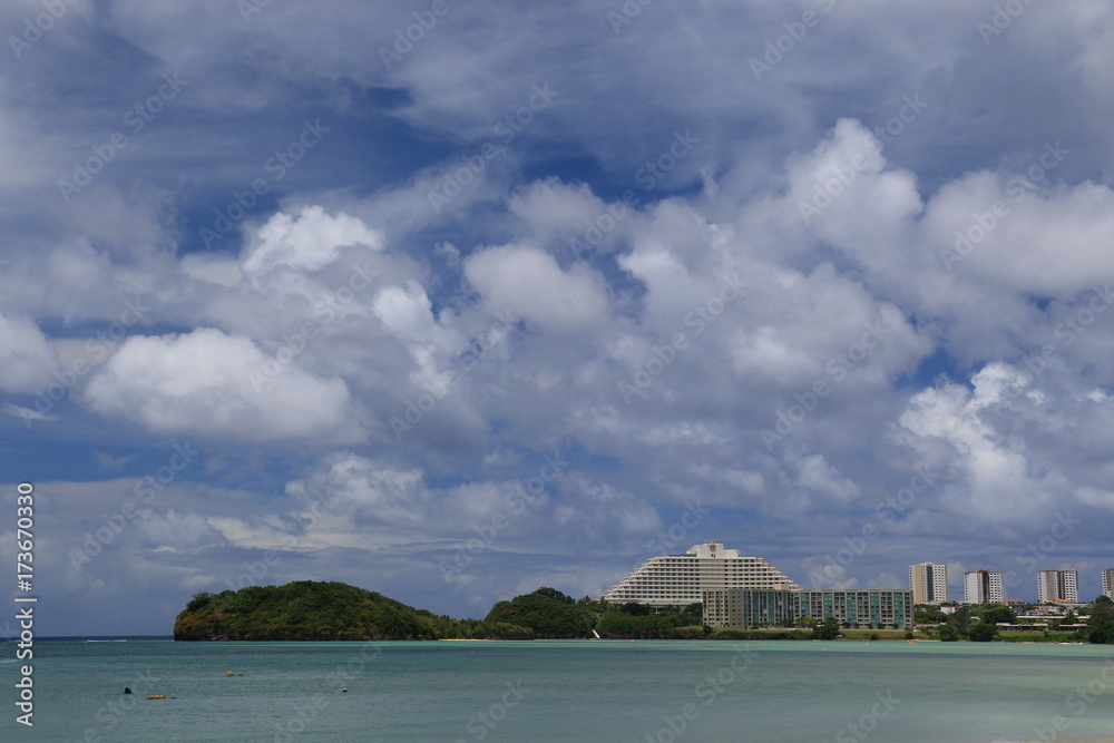 Fototapeta premium beach of GUAM