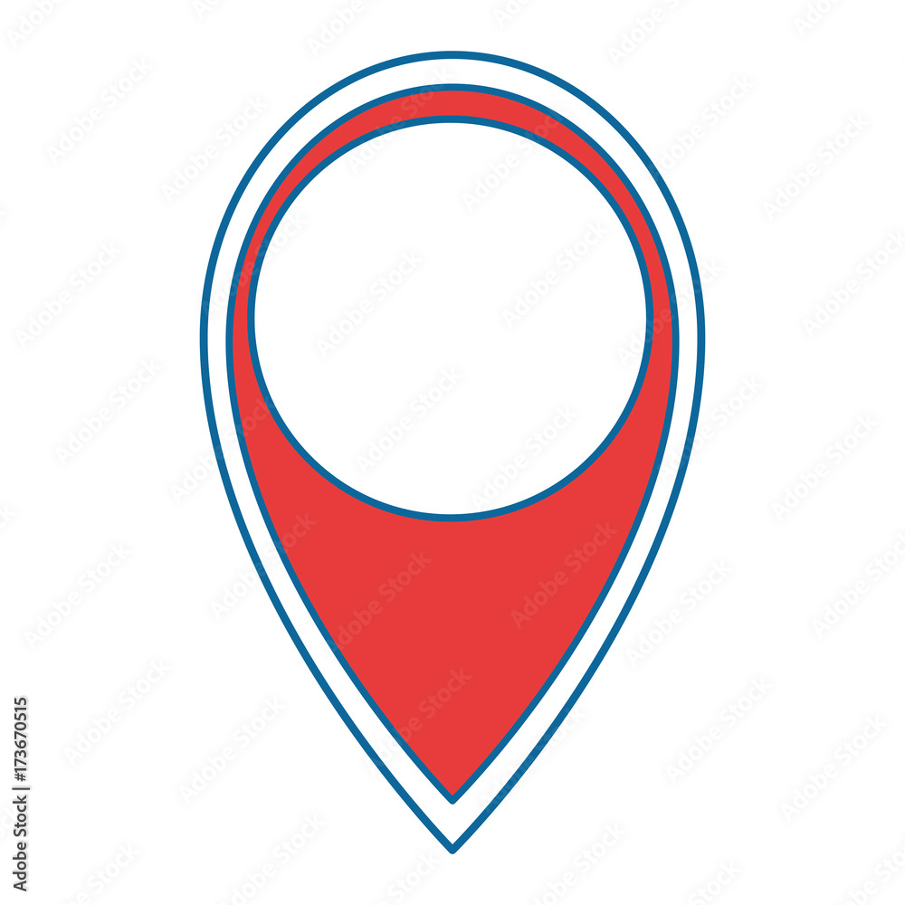 pointer location isolated icon