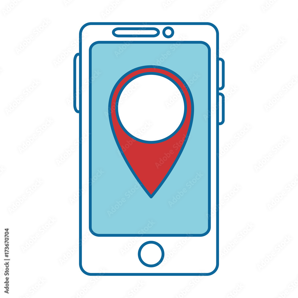 smartphone device with location pointer smartphone device with location pointer