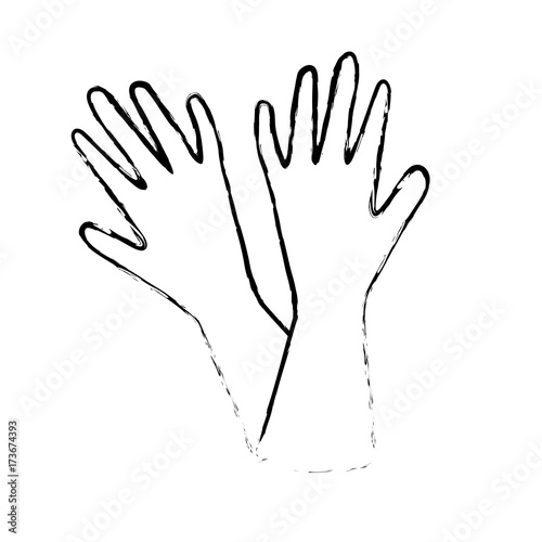 figure washing gloves design style to homework