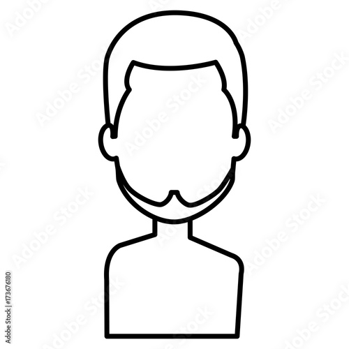 young man shirtless avatar character