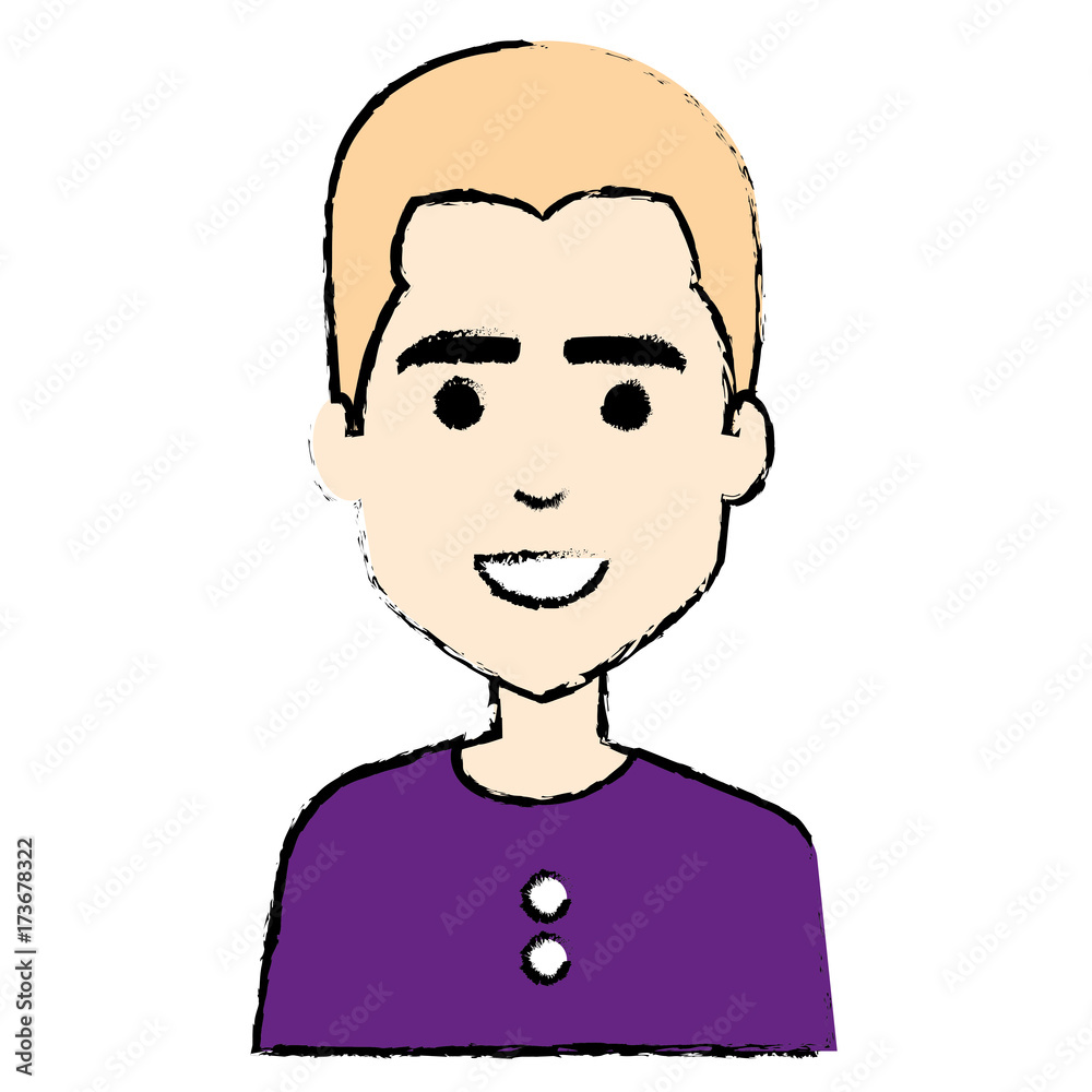 young man avatar character vector illustration design young man avatar character vector illustration design