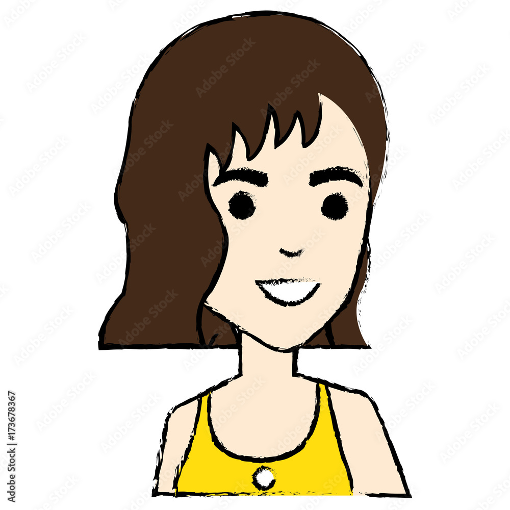 beautiful woman avatar character vector illustration design beautiful woman avatar character vector illustration design