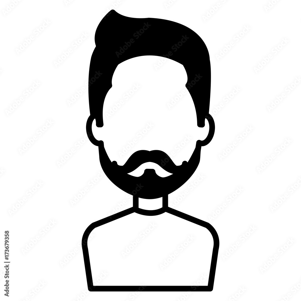 young man avatar character vector illustration design young man avatar character vector illustration design