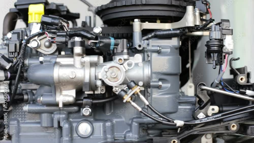 Repair of four-stroke outboard motor Repair of four-stroke outboard motor