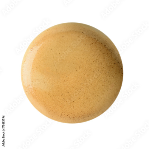 Coffee foam isolated