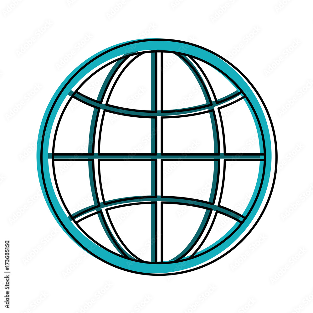 earth globe diagram icon image vector illustration design earth globe diagram icon image vector illustration design
