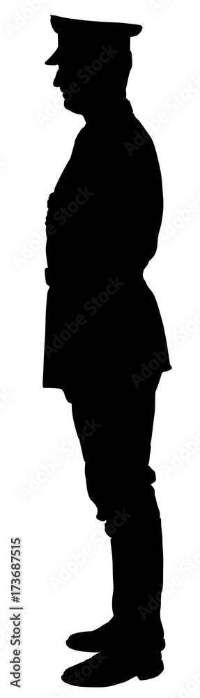 Army soldier's ceremony standing silhouette vector isolated on white background. (Memorial day, Veteran's day, 4th of july, Independence day) Army soldier's ceremony standing silhouette vector isolated on white background. (Memorial day, Veteran's day, 4th of july, Independence day)