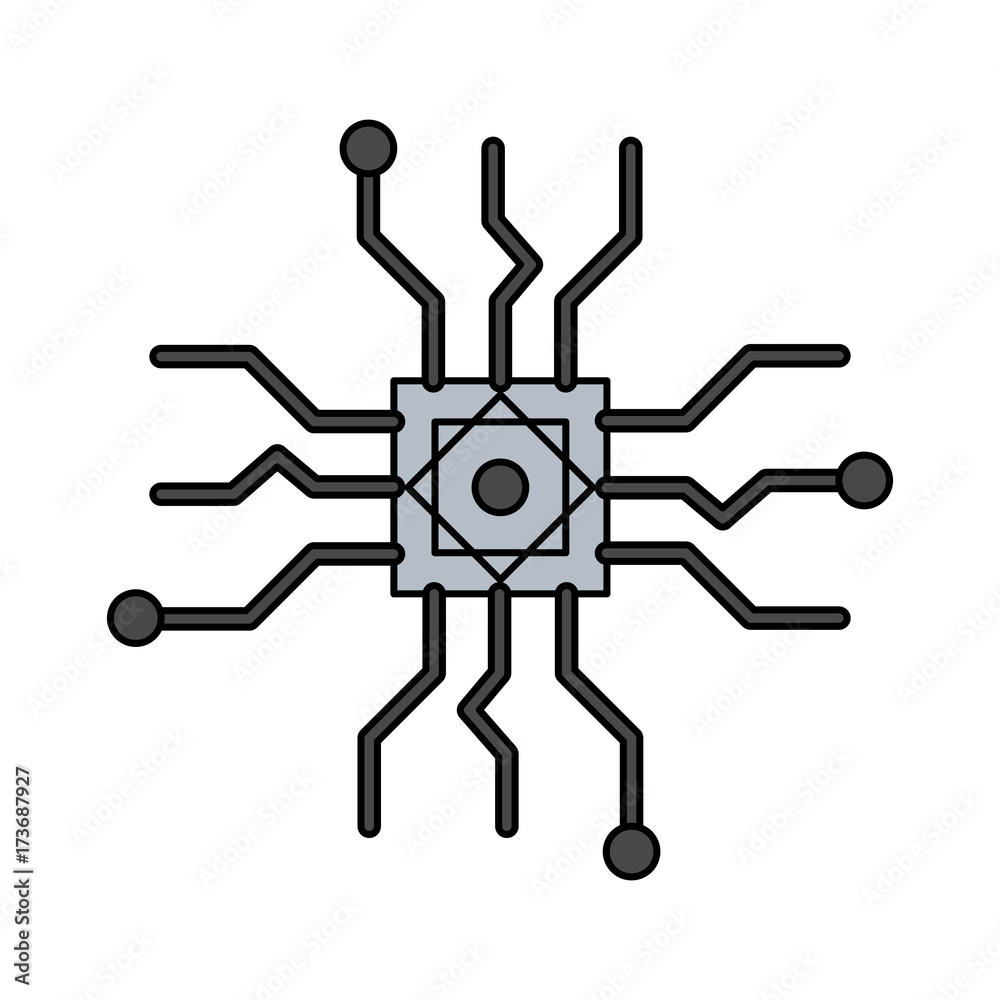 cpu chip icon image vector illustration design cpu chip icon image vector illustration design