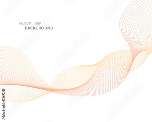 Elegant abstract vector web gradient wave line futuristic style background template