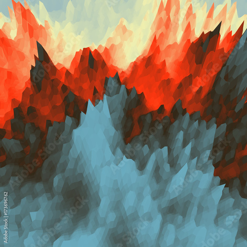 Lava. Abstract background. Modern pattern. Vector Illustration For Your Design.