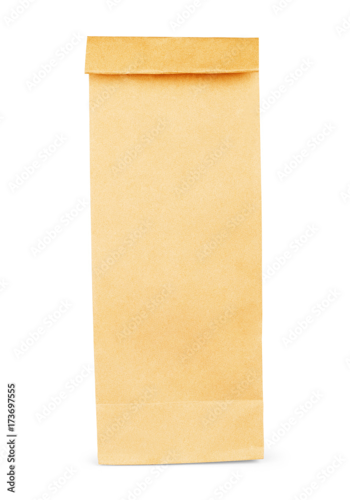 Brown Paper Bag isolated on a white background Brown Paper Bag isolated on a white background